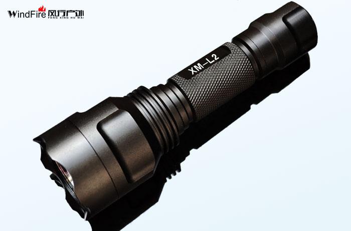 L2强光手电筒T6升级远射充电款 进口LED+防水，工厂批发直供